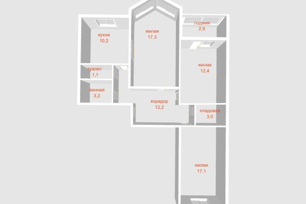 3-комнатная квартира по адресу Матусевича ул., д. 52 - фото 2