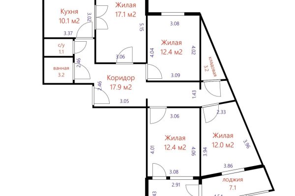 4-комнатная квартира по адресу Балтийская ул., д. 4 - фото 11