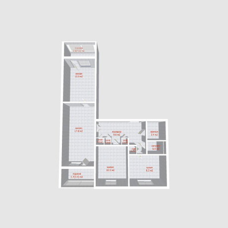 Фотография 3-комнатная квартира по адресу Звязда газеты просп., д. 35 - фото 11