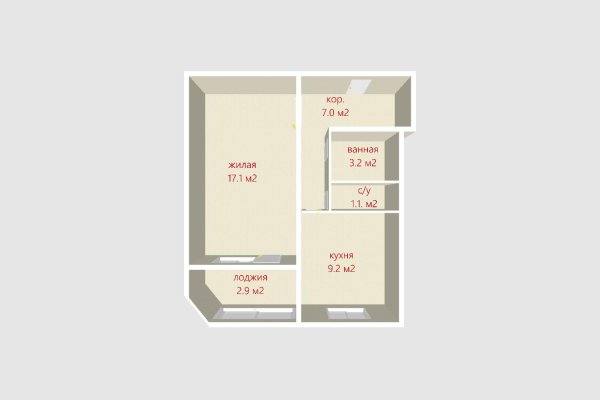 1-комнатная квартира по адресу Острожских ул., д. 12 - фото 20