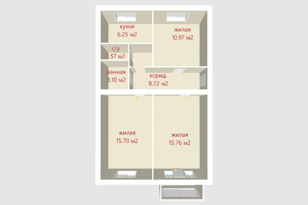 3-комнатная квартира по адресу Скрипникова ул., д. 5 - фото 3