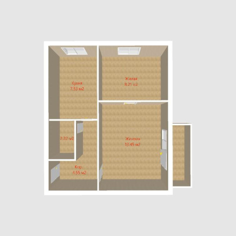 Фотография 2-комнатная квартира по адресу Карастояновой ул., д. 17 - фото 18