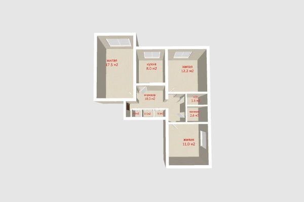 3-комнатная квартира по адресу Кабушкина ул., д. 98 - фото 2