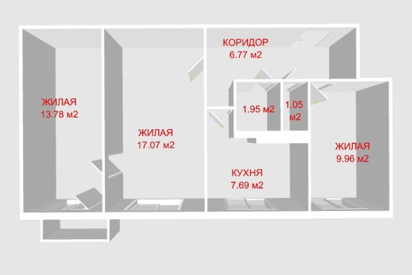 3-комнатная квартира по адресу Коласа ул., д. 52 - фото 19