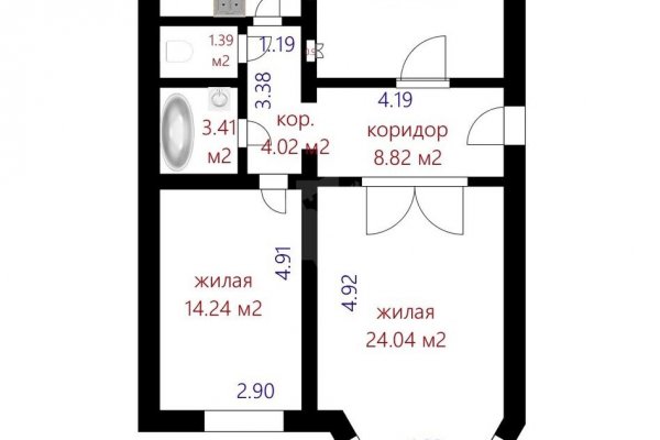 3-комнатная квартира по адресу Независимости просп., д. 107 - фото 6