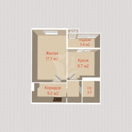 Фотография 1-комнатная квартира по адресу Михаловская ул., д. 6 - 19