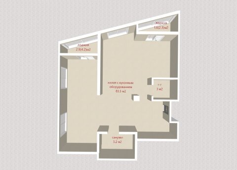 3-комнатная квартира по адресу Кутузова ул., д. 1 - фото 15