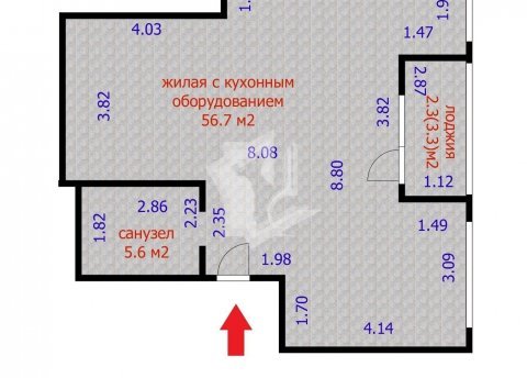 3-комнатная квартира по адресу Мира просп., д. 6 - фото 7