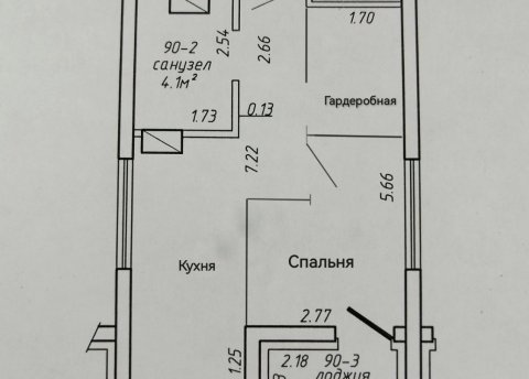 1-комнатная квартира по адресу АЭРОДРОМНАЯ, 22 - фото 1