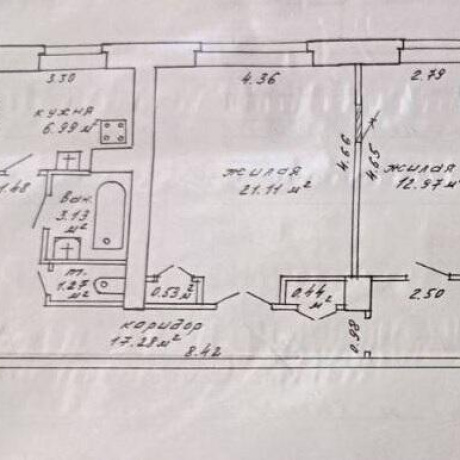 Фотография 2-комнатная квартира по адресу Киселева ул., д. 3 - фото 1