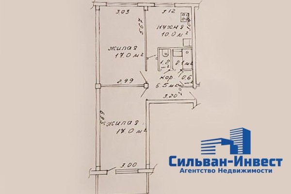 2-комнатная квартира по адресу Куйбышева ул., д. 46 - фото 1