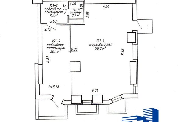 Продается торговое помещение по адресу г. Минск, Бумажкова ул., д. 37 к. А - фото 9