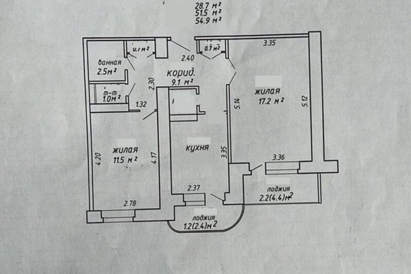 2-комнатная квартира по адресу Танка ул., д. 34 к. 2 - фото 10