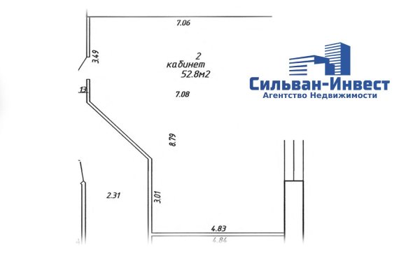 Сдается офисное помещение по адресу г. Минск, Октябрьская ул., д. 23 к. А - фото 8