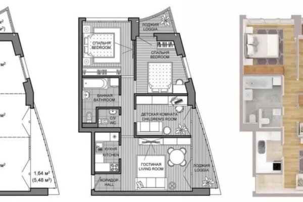 2-комнатная квартира по адресу Игоря Лученка ул., д. 24 - фото 9