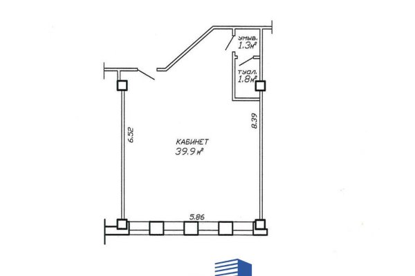 Продается офисное помещение по адресу г. Минск, Тимирязева ул., д. 65 к. б - фото 5
