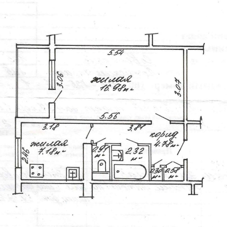 Фотография 1-комнатная квартира по адресу Логойский тракт, д. 37 к. 1 - фото 14