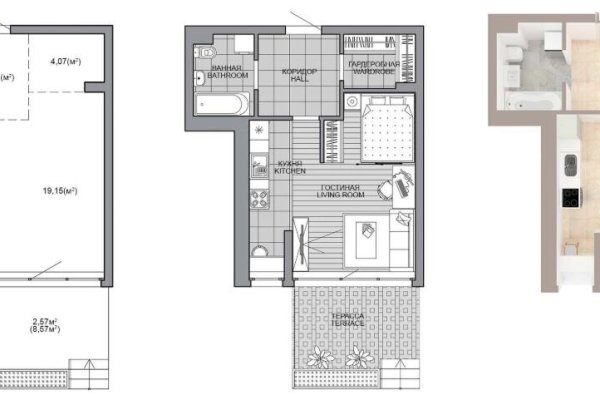 1-комнатная квартира по адресу Аэродромная ул., д. 24 - фото 1