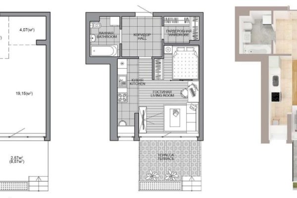 1-комнатная квартира по адресу Аэродромная ул., д. 24 - фото 1