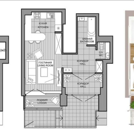 Фотография 1-комнатная квартира по адресу Белградская ул., д. 6 - фото 1