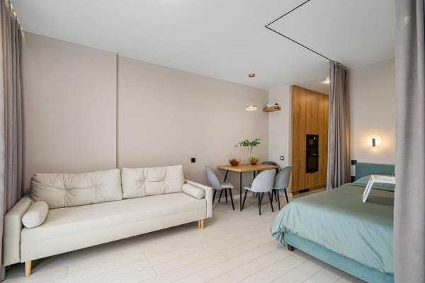 1-комнатная квартира по адресу Дзержинского просп., д. 19 к. А - фото 1