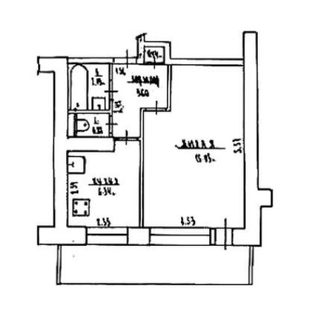 Фотография 1-комнатная квартира по адресу Кольцова ул., д. 32 - фото 1