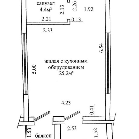 Фотография 1-комнатная квартира по адресу Савицкого ул., д. 35 - фото 1