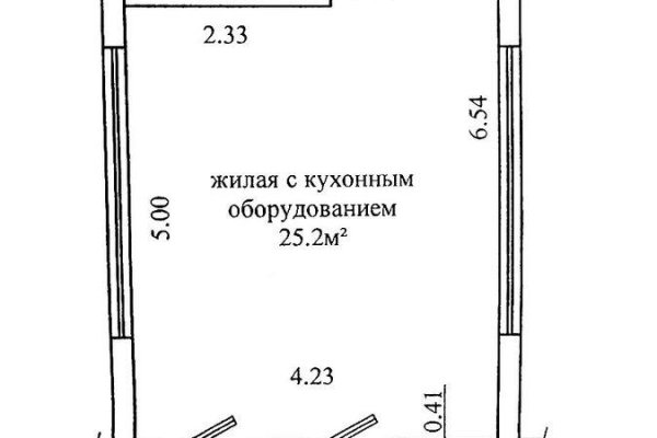 1-комнатная квартира по адресу Савицкого ул., д. 35 - фото 1