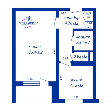 Фотография 1-комнатная квартира по адресу Восточная ул., д. 52 - фото 1