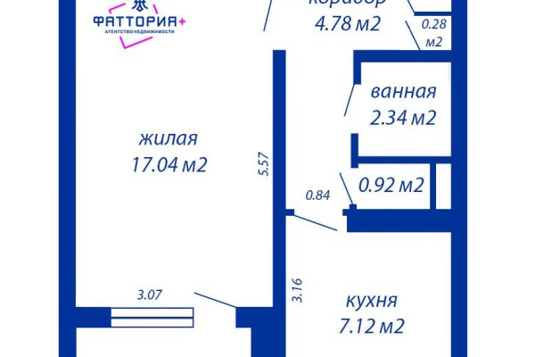 1-комнатная квартира по адресу Восточная ул., д. 52 - фото 1