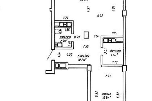 2-комнатная квартира по адресу Дзержинского просп., д. 15 - фото 1