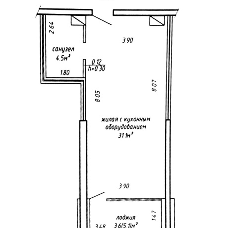 Фотография 2-комнатная квартира по адресу Макаенка ул., д. 12 к. Е - фото 1