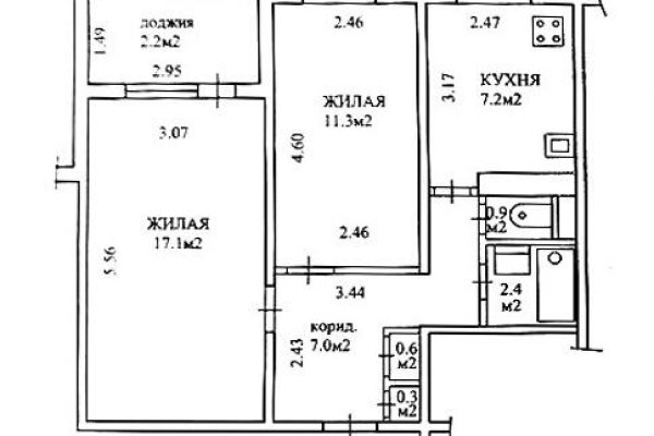 2-комнатная квартира по адресу Плеханова ул., д. 121 - фото 1
