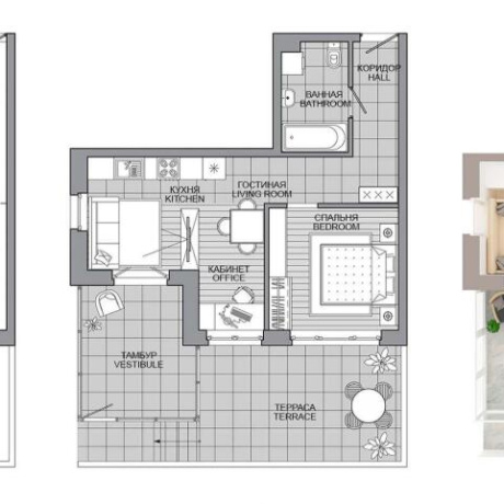 Фотография 2-комнатная квартира по адресу Савицкого ул., д. 2 - фото 1