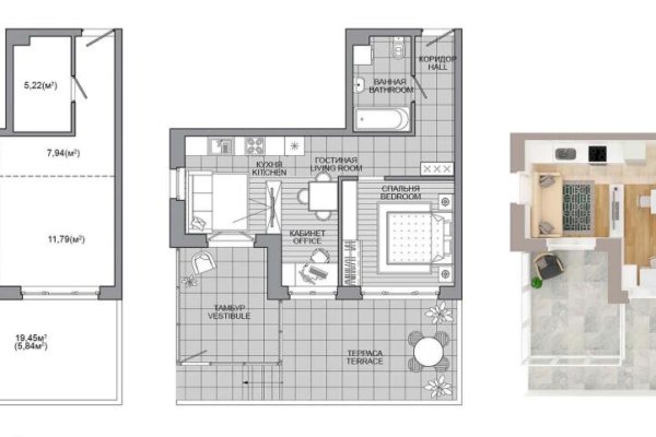 2-комнатная квартира по адресу Савицкого ул., д. 2 - фото 1