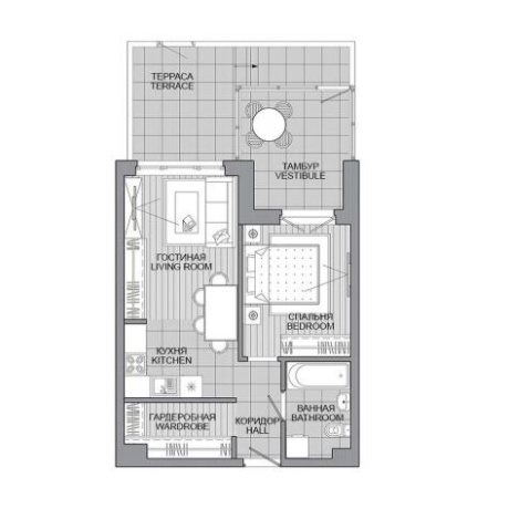 Фотография 2-комнатная квартира по адресу Савицкого ул., д. 2 - фото 1