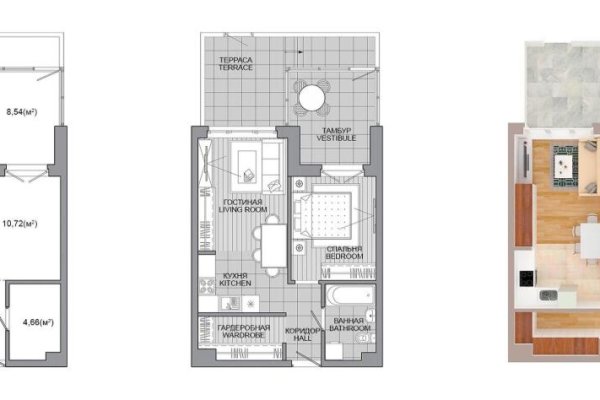 2-комнатная квартира по адресу Савицкого ул., д. 2 - фото 1