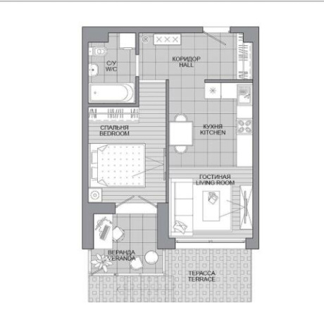 Фотография 2-комнатная квартира по адресу Савицкого ул., д. 8 - фото 1