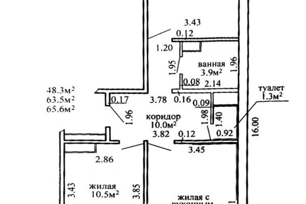 2-комнатная квартира по адресу Советская ул., д. 63 - фото 1