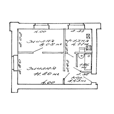 Фотография 2-комнатная квартира по адресу Восточная ул., д. 188 - фото 1