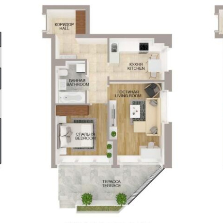 Фотография 3-комнатная квартира по адресу Аэродромная ул., д. 22 - фото 1