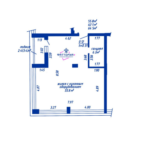 Фотография 3-комнатная квартира по адресу Мира просп., д. 6 - фото 1