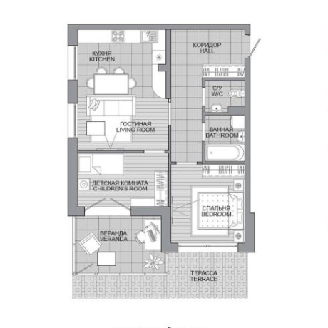 Фотография 3-комнатная квартира по адресу Савицкого ул., д. 8 - фото 1