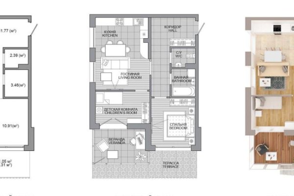 3-комнатная квартира по адресу Савицкого ул., д. 8 - фото 1