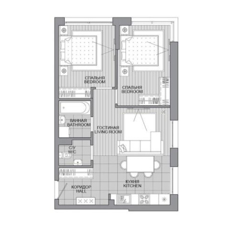 Фотография 3-комнатная квартира по адресу Савицкого ул., д. 8 - фото 1