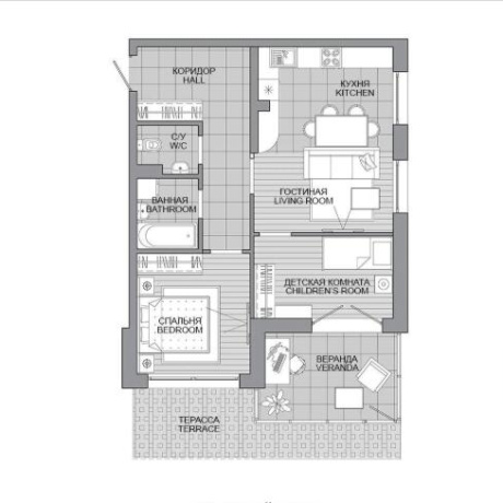 Фотография 3-комнатная квартира по адресу Савицкого ул., д. 8 - фото 1