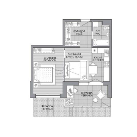 Фотография 3-комнатная квартира по адресу Савицкого ул., д. 8 - фото 1