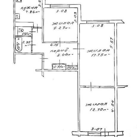 Фотография 3-комнатная квартира по адресу Якубова ул., д. 28 - фото 1
