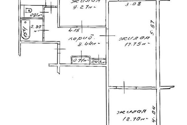 3-комнатная квартира по адресу Якубова ул., д. 28 - фото 1