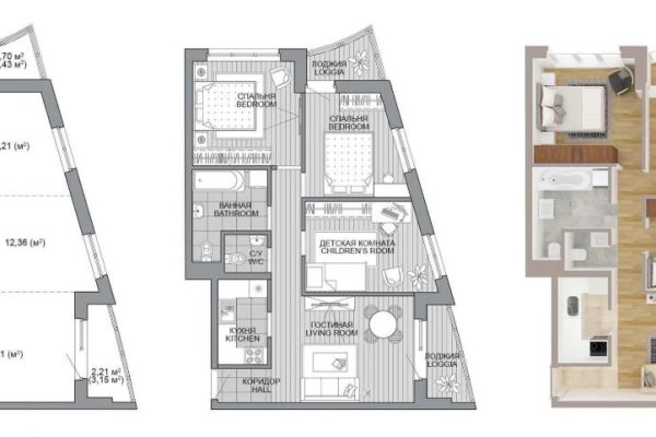 4-комнатная квартира по адресу Леонида Щемелёва ул., д. 18 - фото 1
